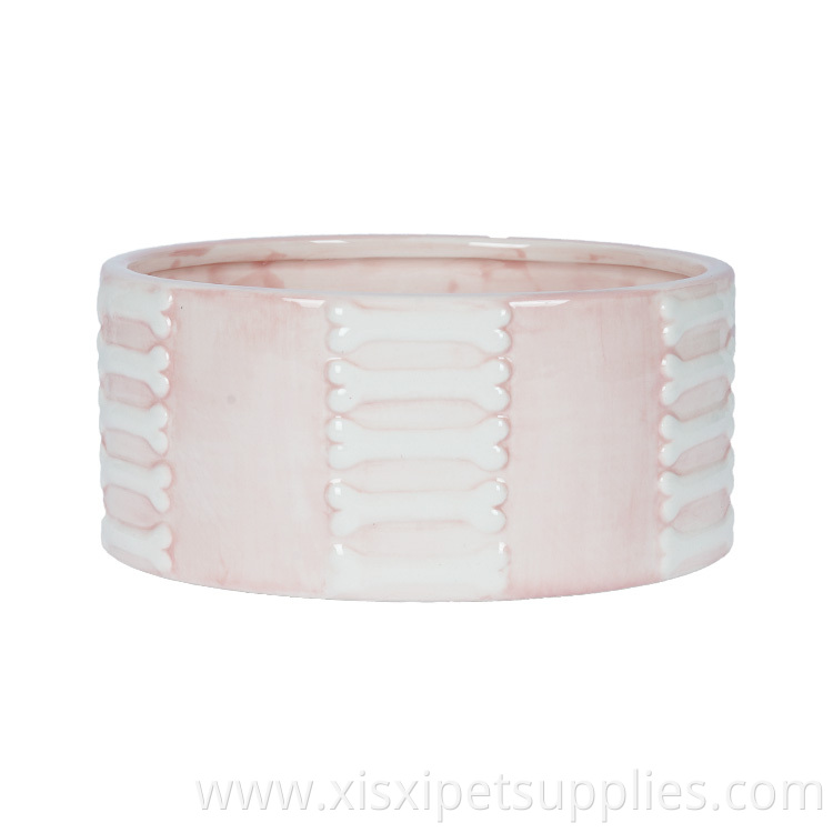 Easy to Clean Wholesale Factory Price Ceramic Dog Bowl